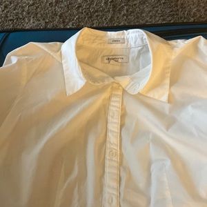 Classic white button up